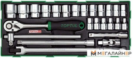 Универсальный набор инструментов Toptul GTB2504 (25 предметов) купить в Минске с доставкой