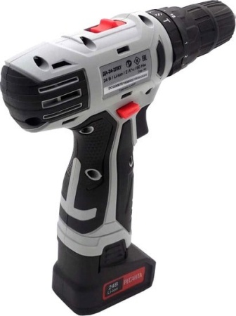 Дрель-шуруповерт Ресанта ДА-24-2ЛК-У (с 2-мя АКБ, кейс) купить в Минске с доставкой