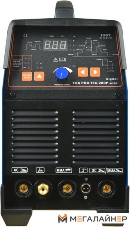 Сварочный инвертор ТСС TSS PRO TIG/MMA 200P AC/DC Digital 030078