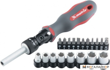 Набор торцевых головок и бит Matrix 11985 (20 предметов) купить в Минске с доставкой