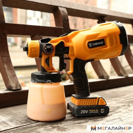 Краскораспылитель Deko DKSG20K2 (с 1-им АКБ) купить в Минске с доставкой