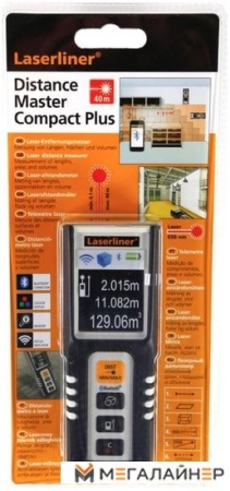 Купить Лазерный дальномер Laserliner DistanceMaster Compact Plus в Минске с доставкой