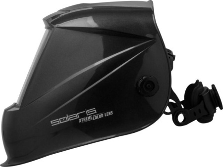 Маска сварочная  с самозатемняющимся светофильтром Solaris ASF820X  (серый металлик)