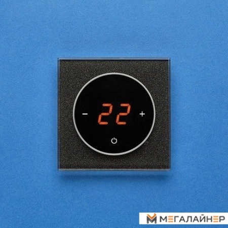 Терморегулятор DeLUMO Takto (0337 сияющий черный)