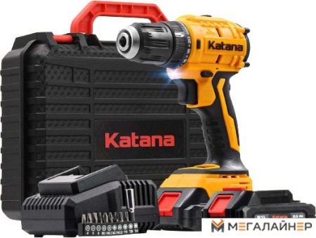 Дрель-шуруповерт Katana HD Line BCD 5500 (с 2-мя АКБ 2 Ач, кейс) купить в Минске с доставкой