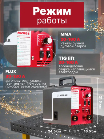 Сварочный полуавтомат Asilak M2000