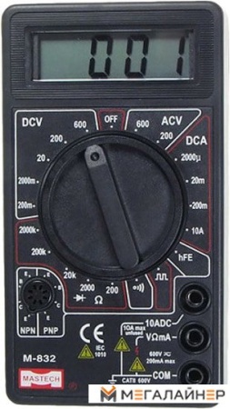 Купить Мультиметр Mastech M832 в Минске с доставкой