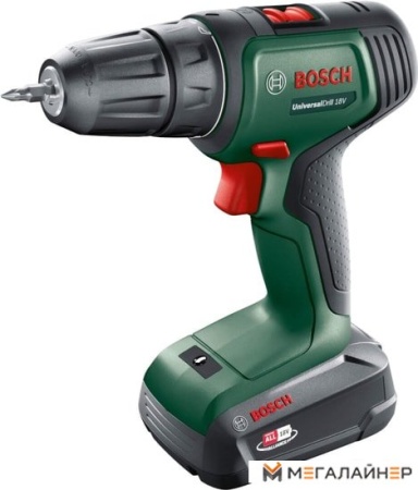 Дрель-шуруповерт Bosch UniversalDrill 18V 06039D4005 (с 1-м АКБ, кейс) купить в Минске с доставкой