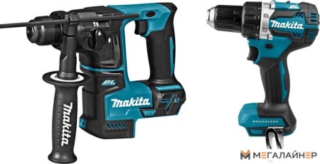 Makita DLX2271 (шуруповерт, перфоратор, без АКБ) купить в Минске с доставкой