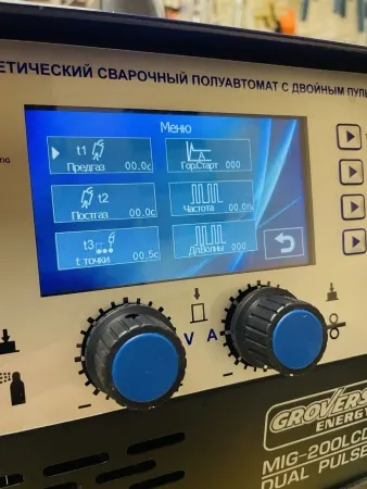 Сварочный полуавтомат GROVERS ENERGY MIG-200 LCD DUAL PULSE