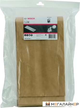 Комплект одноразовых мешков Bosch 2607432036