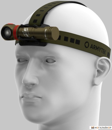 Фонарь Armytek Elf C2 USB-C Победа (белый)