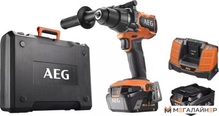 Ударная дрель-шуруповерт AEG Powertools BSB 18BL2-602K 4935481043 (с 2-мя АКБ, кейс) купить в Минске с доставкой