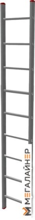 Лестница Новая высота NV 121 алюминиевая 9 секций купить в Минске с доставкой