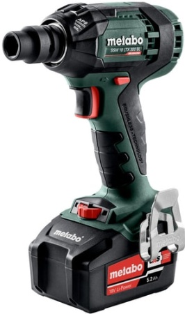 Гайковерт Metabo SSW 18 LTX 300 BL 602395650 (с 2-мя АКБ, кейс)