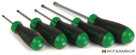 Набор отверток Toptul GAAE0504 5 предметов купить в Минске с доставкой