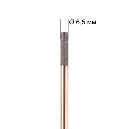Электрод угольный FoxWeld КО 6,5х305 мм