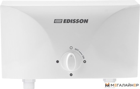 Проточный электрический водонагреватель кран+душ Edisson Viva 6500 купить в Минске с доставкой