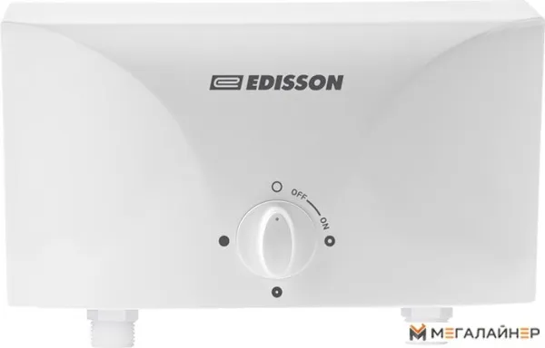 Проточный электрический водонагреватель кран+душ Edisson Viva 6500 купить в Минске с доставкой