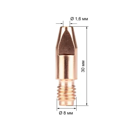 Наконечник VARTEG M8х30х1.6 (140.0587/MD0005-16)
