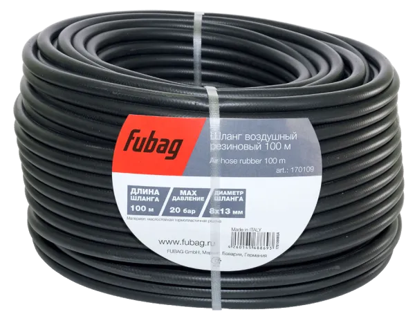 Шланг маслостойкий бухта FUBAG 8х13 мм 100 м