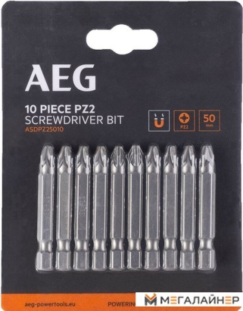 Набор бит AEG Powertools 4932479508 (10 шт) купить в Минске с доставкой