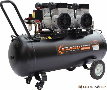 Компрессор безмасляный ELAND EL-100380OF PRO