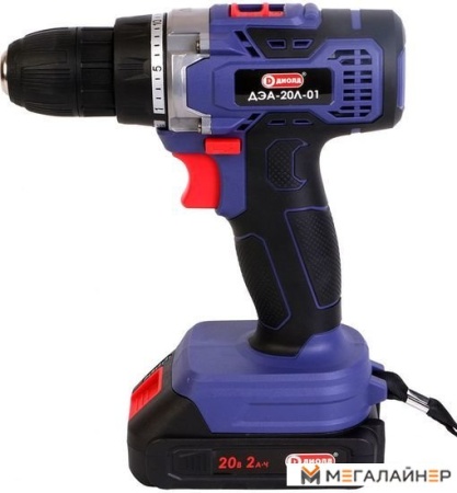 Дрель-шуруповерт ДИОЛД ДЭА-20Л-01 (с 2-мя АКБ, кейс) купить в Минске с доставкой