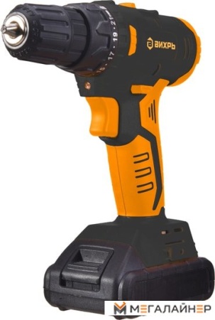 Дрель-шуруповерт Вихрь ДА-18Л-2К/Б (с 2-мя АКБ, кейс) купить в Минске с доставкой
