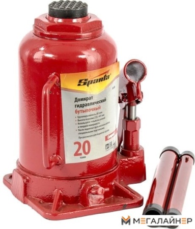 Бутылочный домкрат Sparta 50338 20т