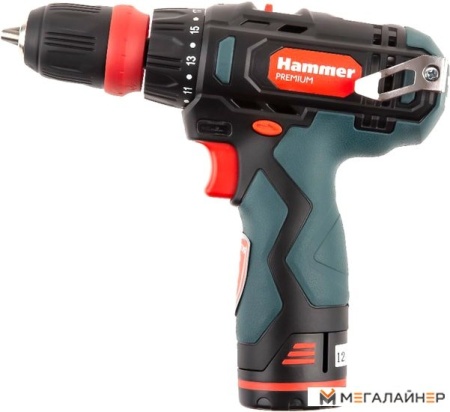 Дрель-шуруповерт Hammer ACD123Li Premium (с 2-мф АКБ, кейс) купить в Минске с доставкой
