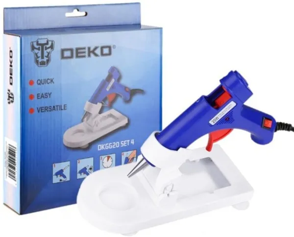 Термоклеевой пистолет Deko DKGG20 Set 4