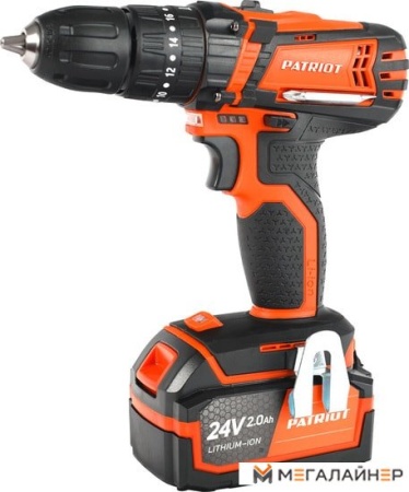 Ударная дрель-шуруповерт Patriot BR 241ES-h 180201246 (с 2-мя АКБ, кейс) купить в Минске с доставкой
