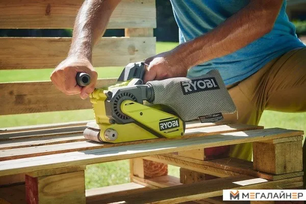 Ленточная шлифмашина Ryobi R18BS-0 [5133002916] купить в Минске с доставкой