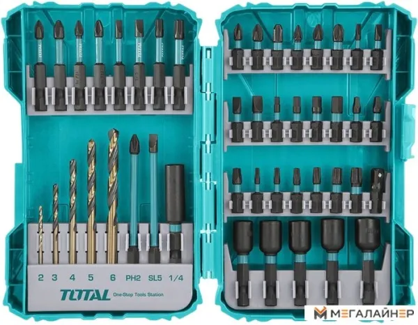 Набор бит и сверл Total TACSDL24502 купить в Минске с доставкой