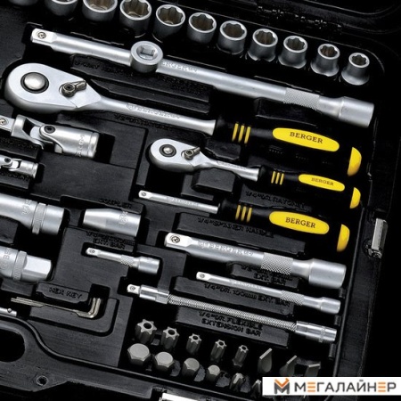 Универсальный набор инструментов Berger «ДРЕЗДЕН» BG128-1214 (128 предметов) купить в Минске с доставкой