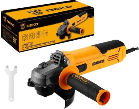 Угловая шлифмашина Deko ZKAG1250 081-1010