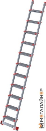 Лестница Новая высота NV 517 алюминиевая 11 ступеней купить в Минске с доставкой