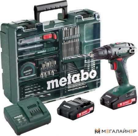 Дрель-шуруповерт Metabo BS 18 Set [602207880] купить в Минске с доставкой