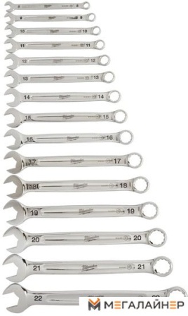 Набор ключей Milwaukee 4932464258 (15 предметов) купить в Минске с доставкой