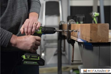 Ударная дрель-шуруповерт Greenworks GD24ID3 3704107 (без АКБ) купить в Минске с доставкой