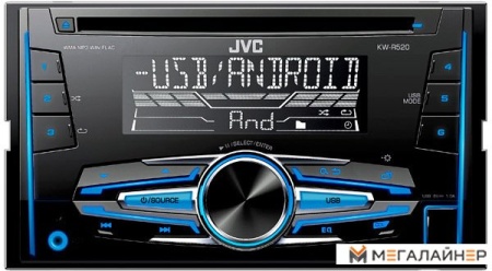 CD/MP3-магнитола JVC KW-R520