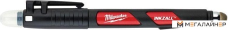Купить Маркер Milwaukee Inkzall Fine Point Marker with Stylus 48223101 (черный) в Минске с доставкой