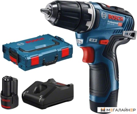 Дрель-шуруповерт Bosch GSR 12V-35 Professional 06019H8002 (с 2-мя АКБ) купить в Минске с доставкой