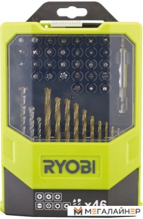 Набор бит Ryobi RAK46MiX (46 предметов) купить в Минске с доставкой