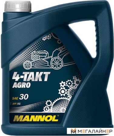 Моторное масло Mannol 4-Takt Agro SAE 30 API SG 4л купить в Минске с доставкой