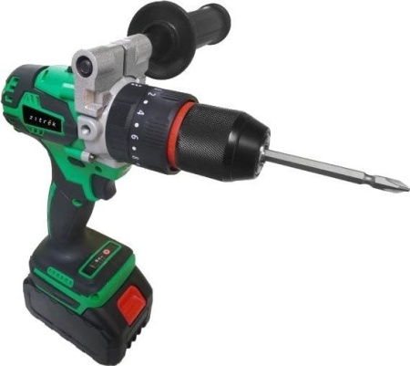 Ударная дрель-шуруповерт Zitrek Greenpower Li-ion Impact 084-1072 (с 2-мя АКБ, кейс) купить в Минске с доставкой