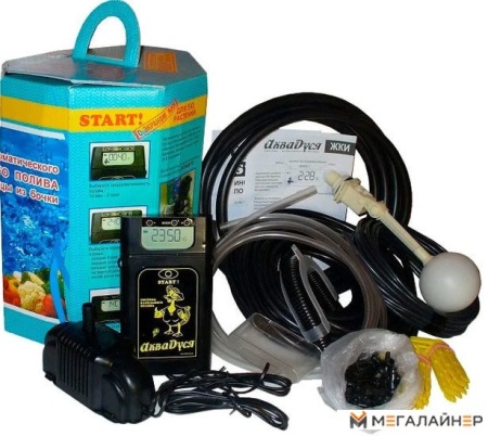 АкваДуся Start ЖКИ Система капельного полива от емкости на 50 растений купить в Минске с доставкой