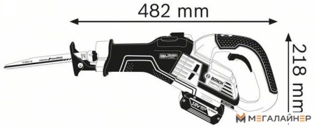 Сабельная пила Bosch GSA 18V-32 Professional 06016A8108 (без АКБ) купить в Минске с доставкой