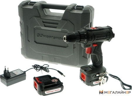 Дрель-шуруповерт Энергомаш ДШ-14К (с 2-мя АКБ, кейс) купить в Минске с доставкой